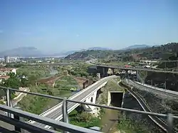 Overpasses near Barcelona