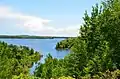 Overview of Trout Lake Township's largest lake: Trout Lake.