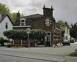 Typical house in the town.