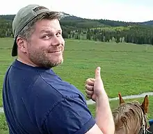 owen garratt riding a horse