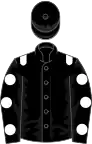 Black, white epaulets, spots on sleeves