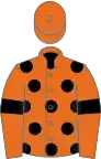 Orange, black spots and armlets