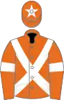 Orange, white cross-belts, armlets and star on cap