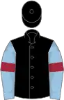 Valley Paddocks Racing Limited Light Blue and Maroon stripes, Light Blue sleeves, Maroon armlets