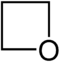 Structure of oxetane