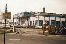 The Oxford Rewley Road railway station in 1994, north of the current Frideswide Square on the site of the Saïd Business School.