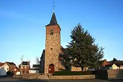 The church Sainte-Marie in Péronnes-lez-Binche