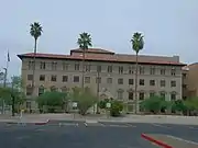 Department of Agriculture Building built in 1930 and located at 1688 West Adams. Listed in the Phoenix Historic Property Register.