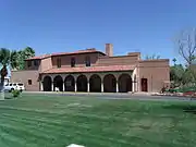 The Encanto Park Clubhouse was built in 1936 and is located at 1202 W Encanto Blvd. Listed in the Phoenix Historic Property Register.