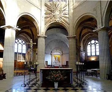 The classical choir and altar