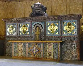 The main altar in the choir