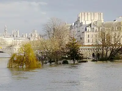 Park flooded in January 2018