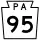 Pennsylvania Route 95 marker