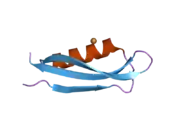 2fk1: Structure of the Alzheimer's Amyloid Precursor Protein (APP) Copper Binding Domain in 'small unit cell' form, Cu(II)-bound