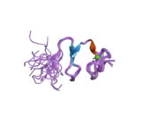 2jm4: The solution NMR structure of the relaxin (RXFP1) receptor LDLa module.