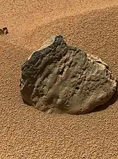 "Et-Then" rock on Mars – as viewed by the MAHLI camera on the Curiosity rover (October 29, 2012).