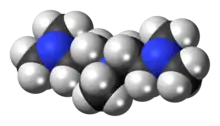 Spacefill model of PMDTA