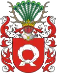 Coat of arms of Mikołaj Łączyński, 1580