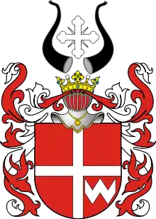 Dębno coat of arms.