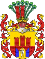 Coat of arms of Archbishop Janusz suchywilk