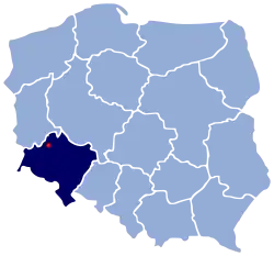 Location of Gmina Przemków