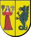 The coat of arms of the municipality of Lesznowola.