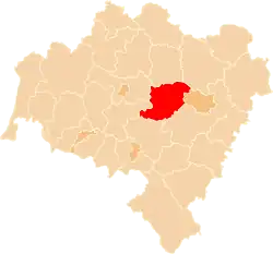 Location within the voivodeship