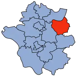 Location of Gmina Miastków Kościelny