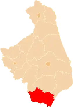 Location within the voivodeship