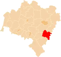 Location within the voivodeship