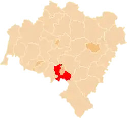 Location within the voivodeship