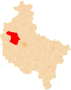 Location within the voivodeship