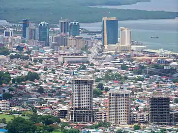 Skyline of the city of Port of Spain