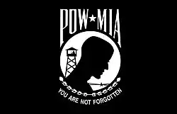 Flag of the National League of Families POW/MIA