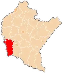 Location within the voivodeship