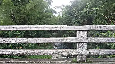 Bridge on PR-971 between Fajardo and Ceiba near Las Tinajas, Charco Frio and Hacienda Tinajas, is just inside the eastern side of the El Yunque National Forest and goes over a portion of the Fajardo River.