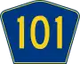 Highway 101 marker