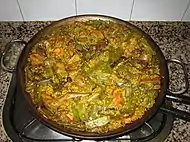 Valencian paella