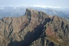 Paglia Orba (center) and Capu Tafunatu (right)