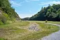 Paintsville Lake's emergency spillway