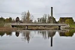 Bridge in Pjaka over the Kasari river.