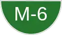 M-6 motorway shield}}