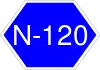 National Highway 120 shield}}