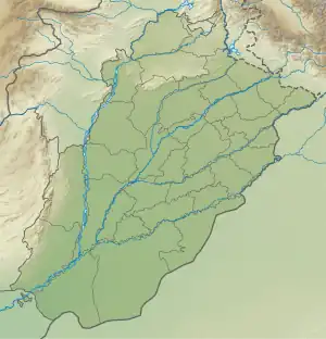 Ganweriwala is located in Punjab, Pakistan