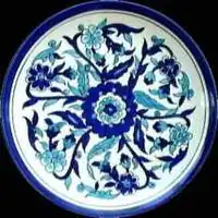 A ceramic plate.