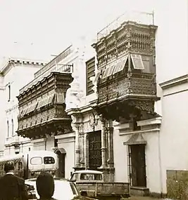 Palacio de Torre Tagle in 1971.