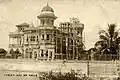 Palacio del Valle in construction, in 1915.