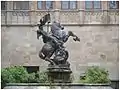 Fountain of Saint George and the Dragon at the Palace of the Generalitat de Catalunya