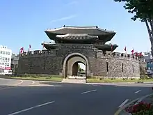 South face and ongseong seen without traffic