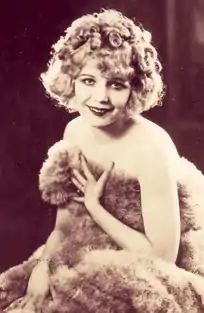 Dancer Bee Palmer in fur